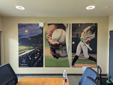 surface ink vertical printing in eugene oregon at autzen pk park oregon ducks athletic department